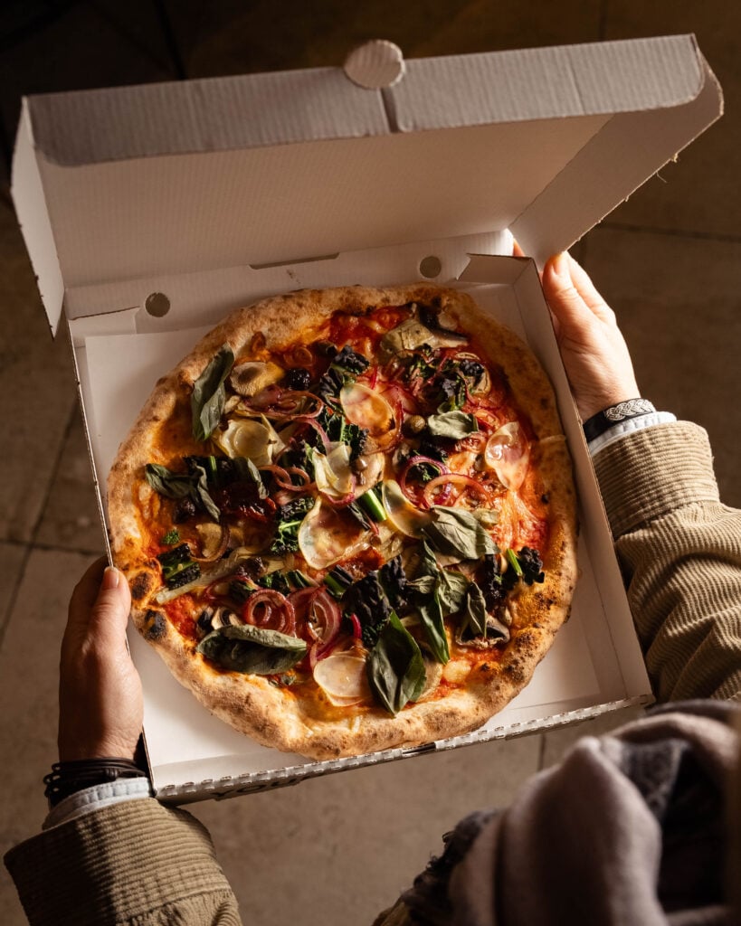 Pizza från Galinas