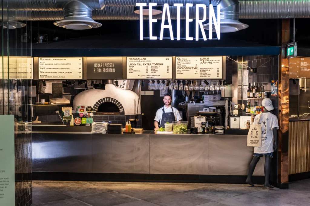 Galinas pizzeria i Ringen vid Skanstull.